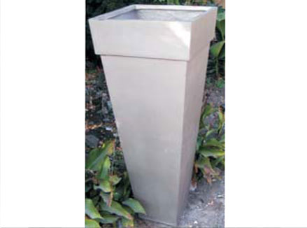 Metallica Slim Tall Planter