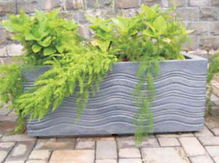 Stone Wave Planter